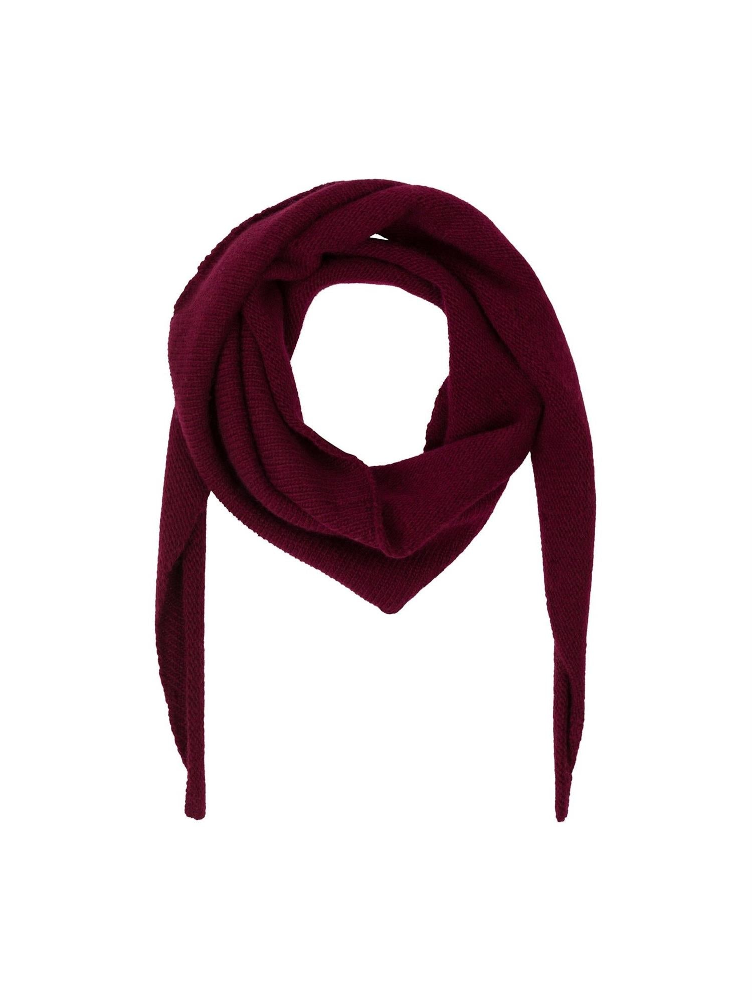 Misty Knit Scarf Wine