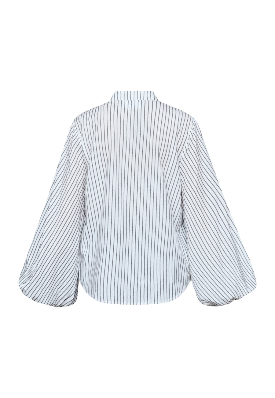 Elaisa Shirt White Black