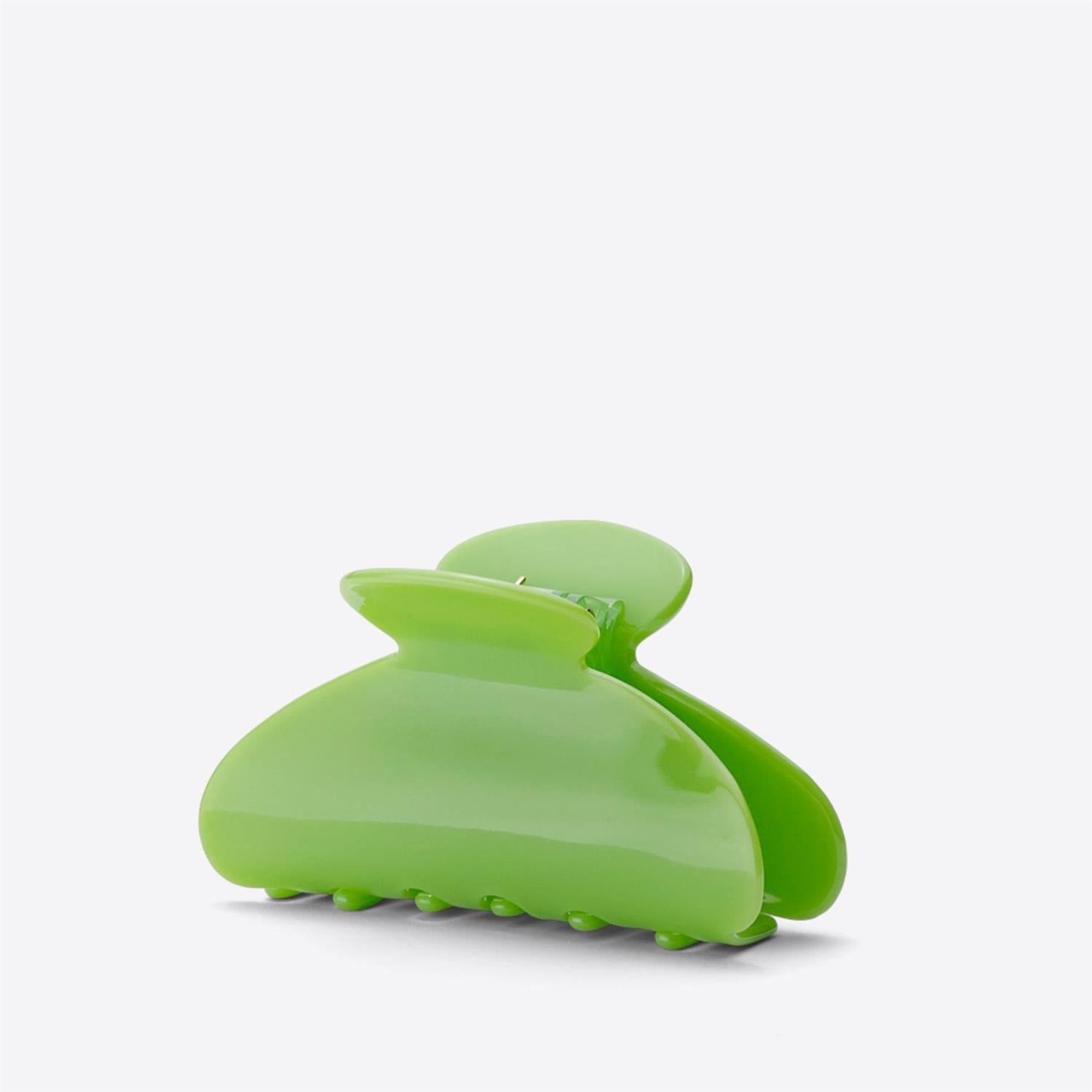 Carla Hair Claw Solid Green