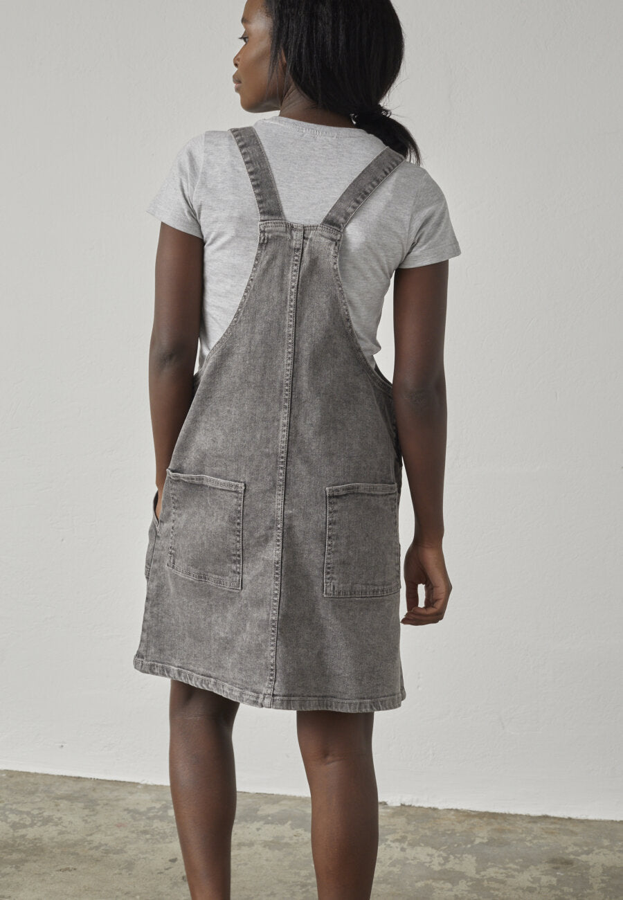 Obana Dress Grey Wash