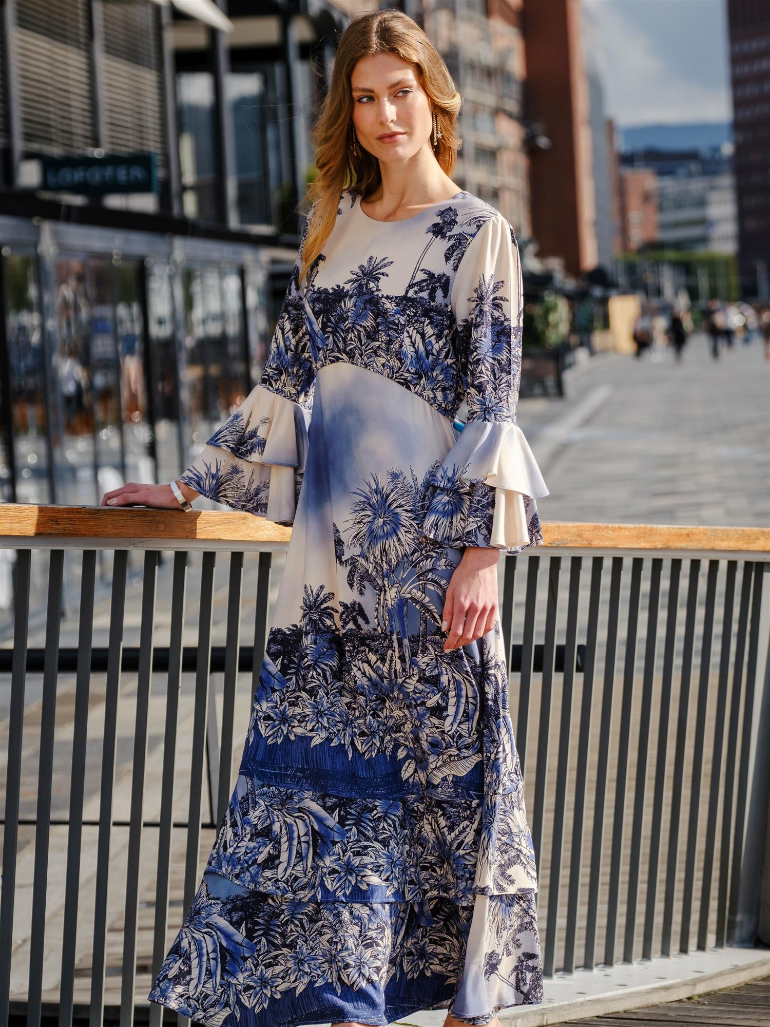 Waikiki Dress Shaded Blue