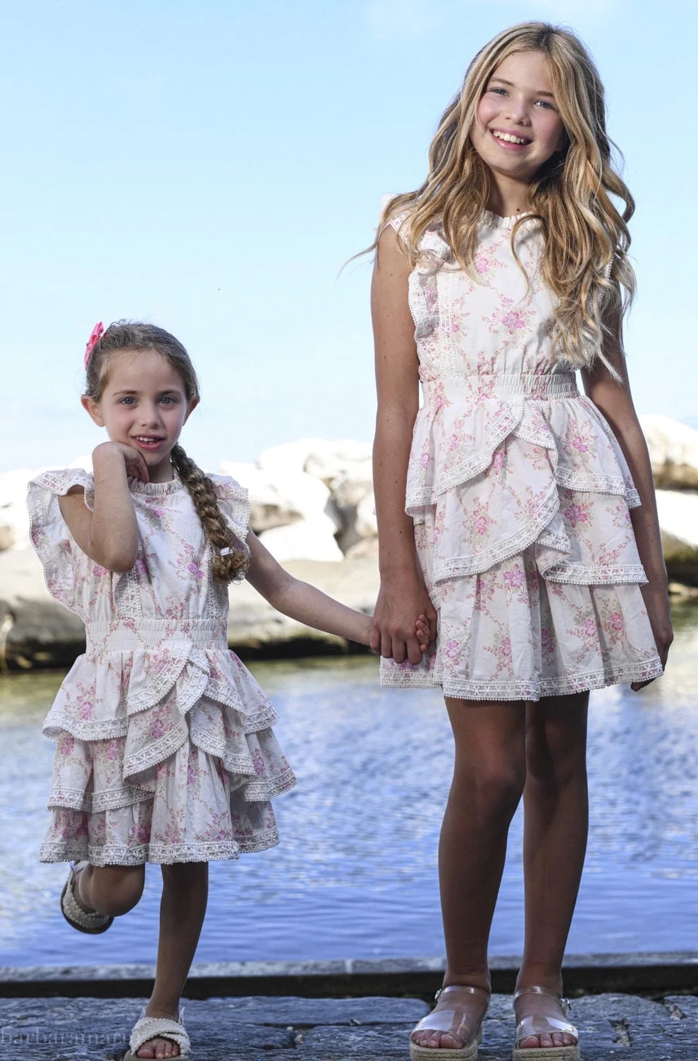 Eugenie Dress Flower White