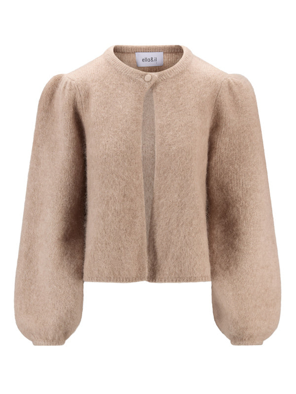 Amelia Chunky Cardigan Hazel Beige