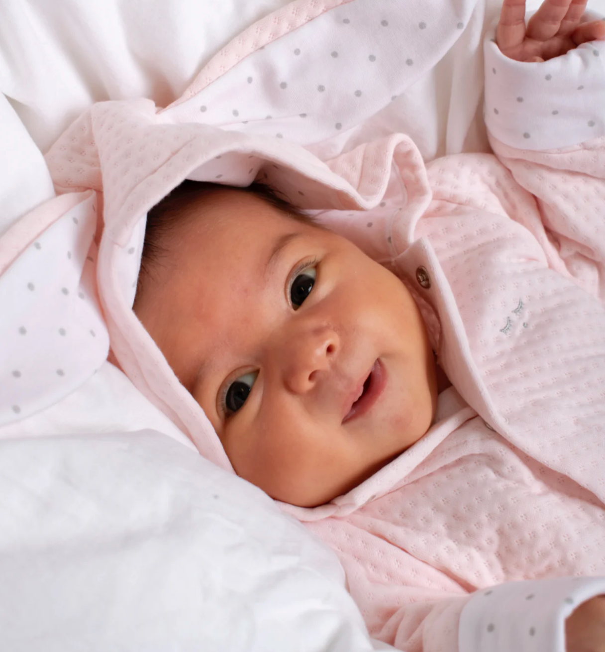 Bunny Cardigan Baby Pink