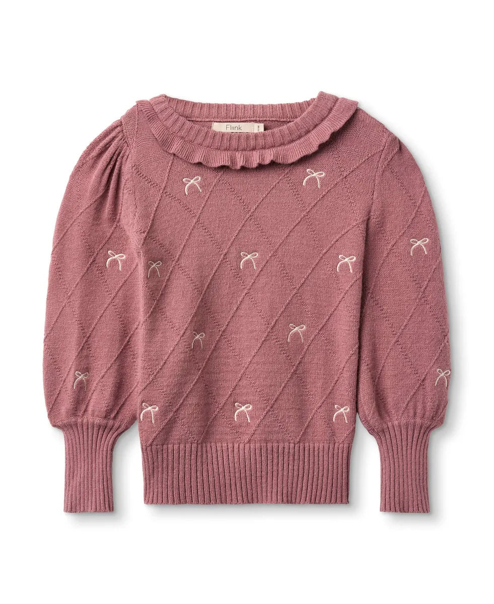 Alon Sløyfe Bluse Ash Rose