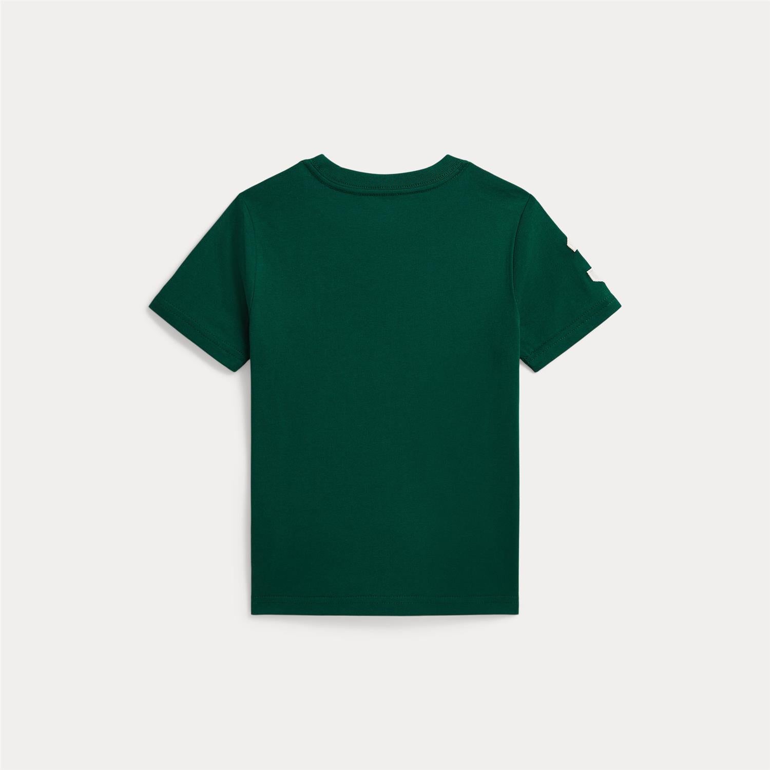 Cotton Jersey Crewneck Tee Hunter Green