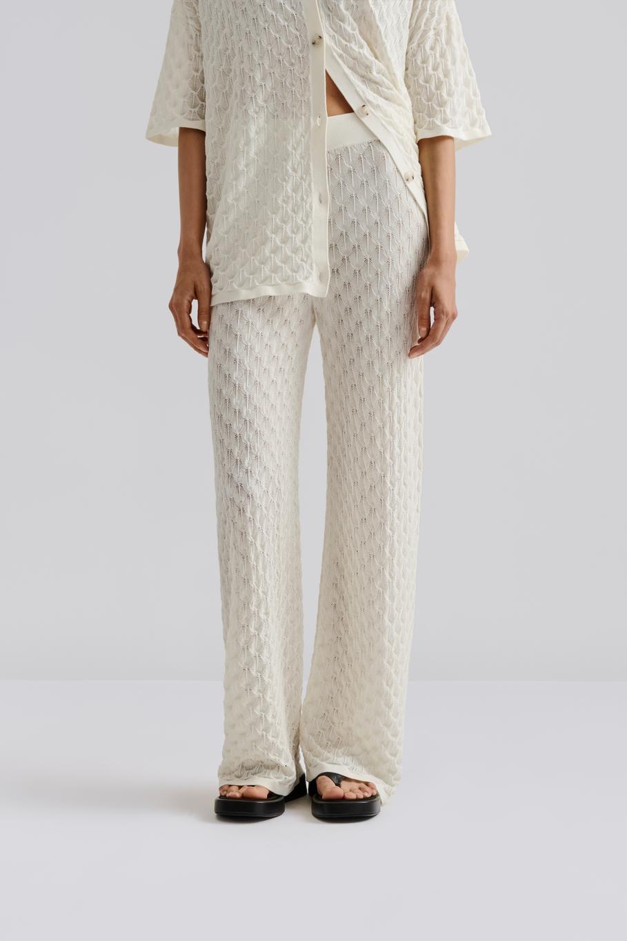 Alissa Knitted Pants White