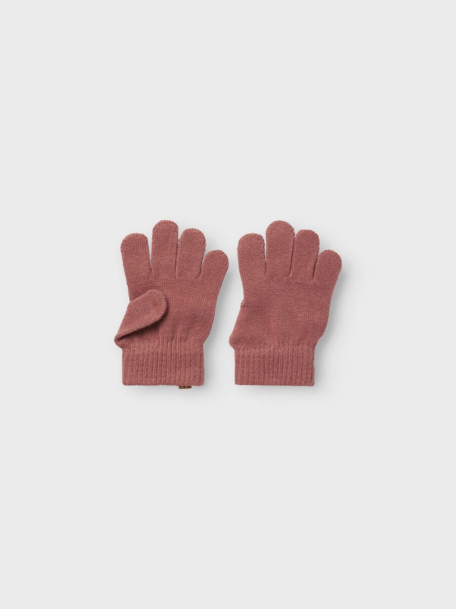 Nanson Strikket Vanter Misty Rose