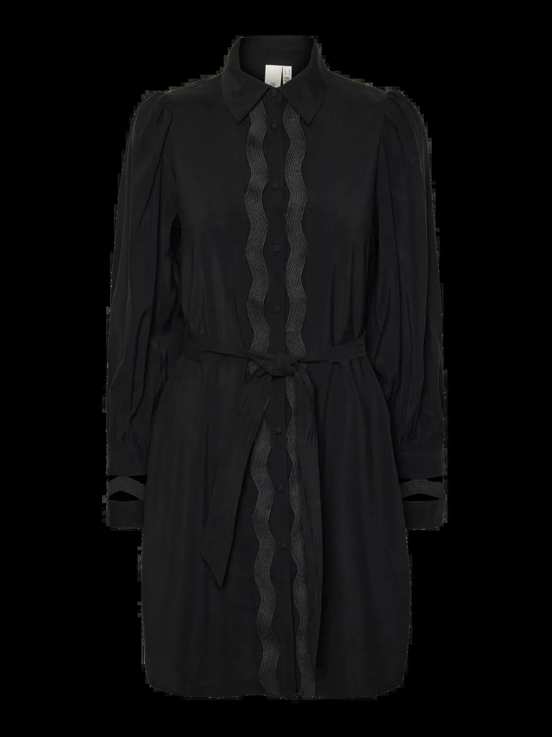 YASUNICA Shirt Dress Black