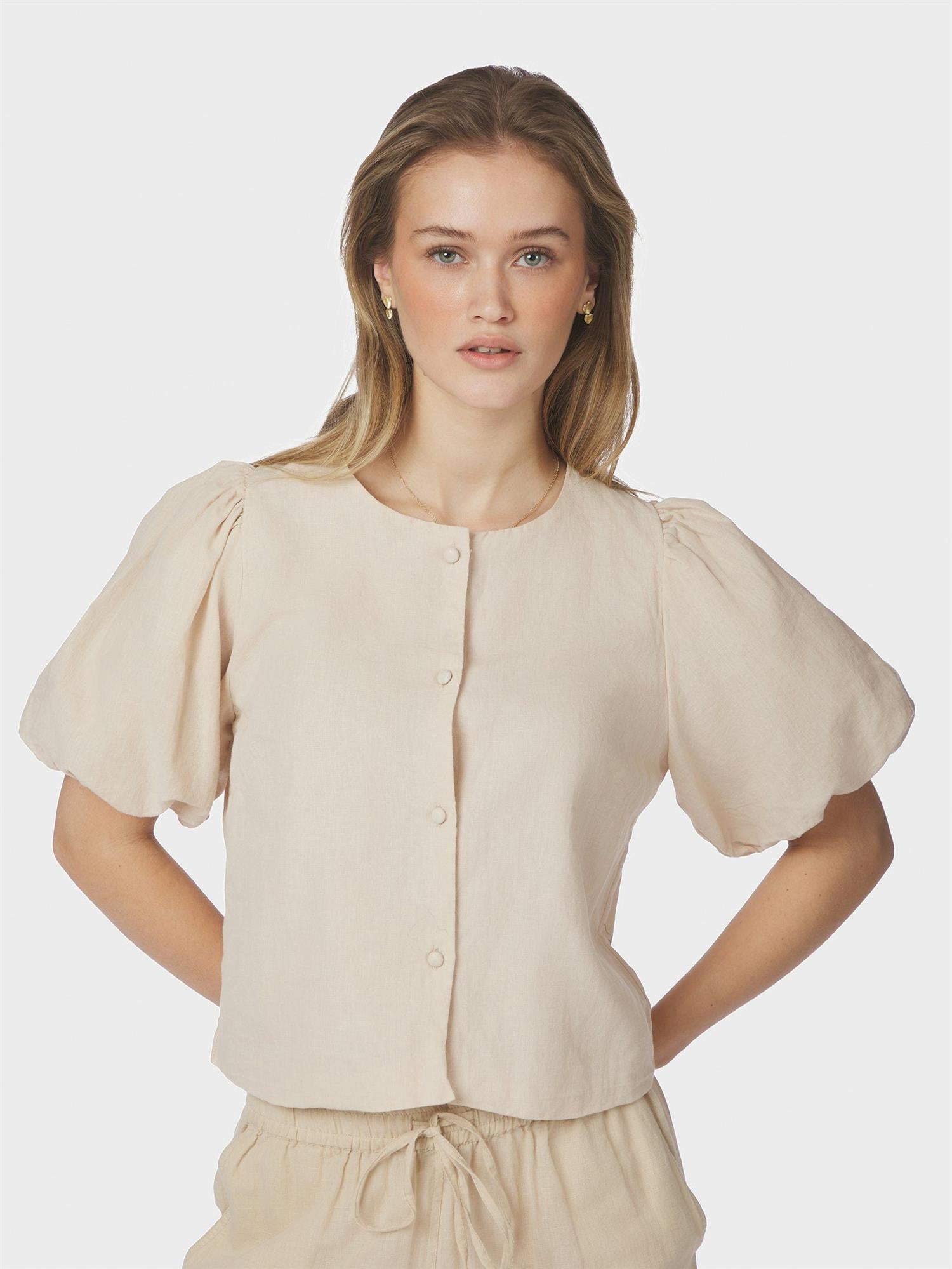 Moisa Linen Blouse Sand