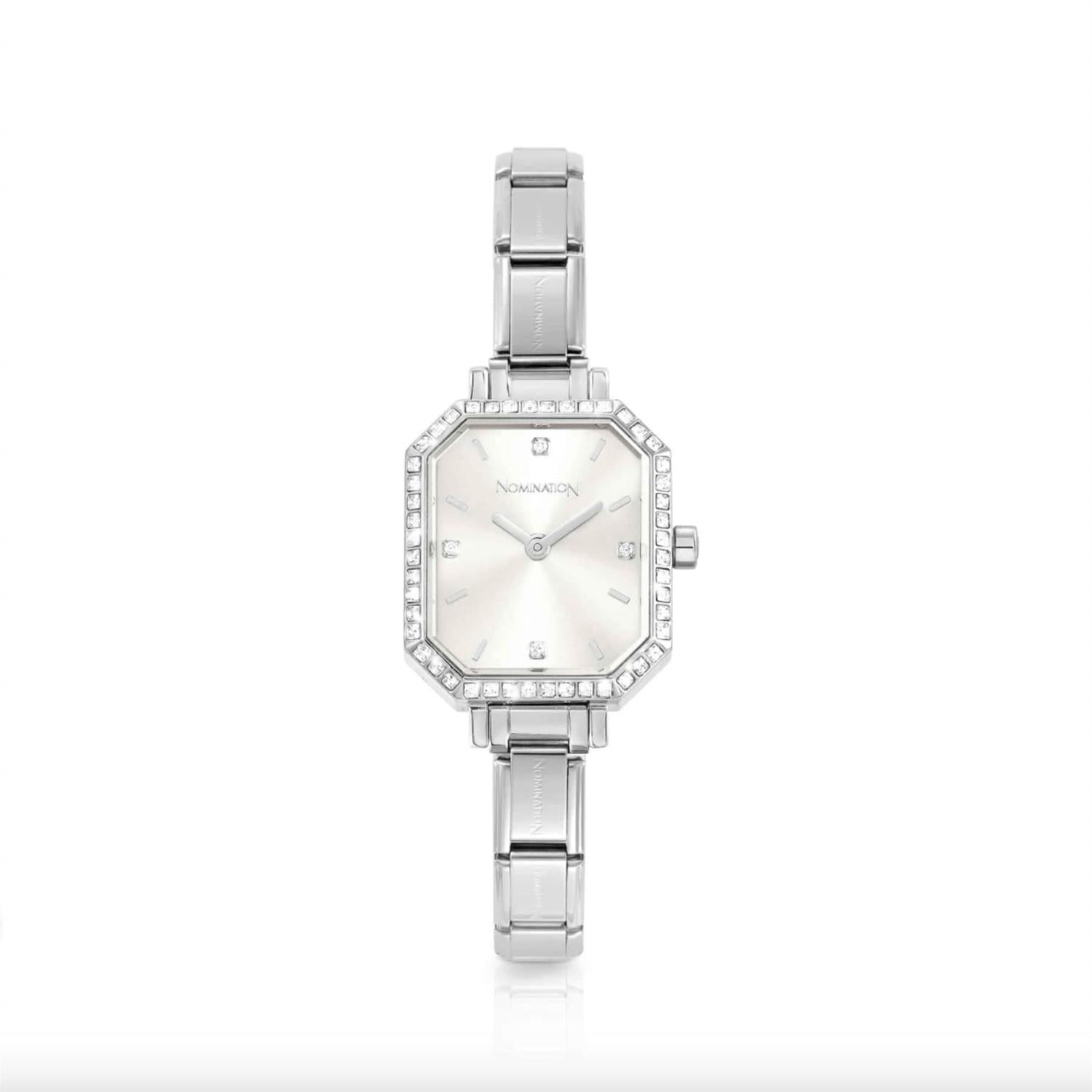 Paris Watch With Stones Steel