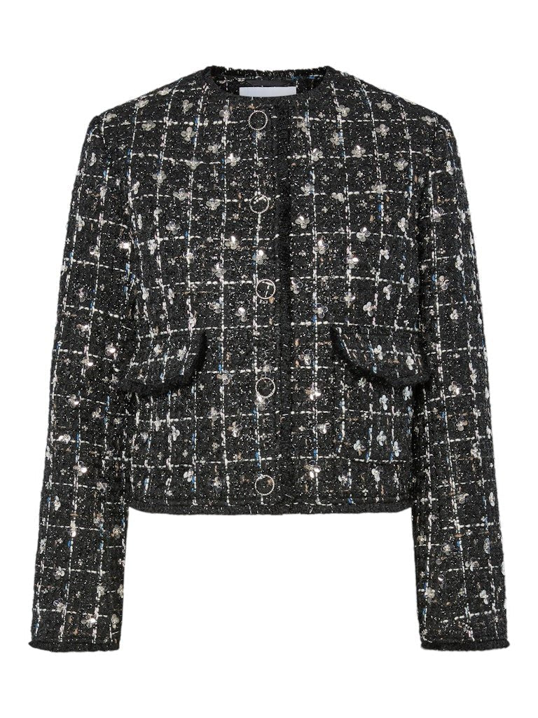 YASValenda Tweed Jacket Black