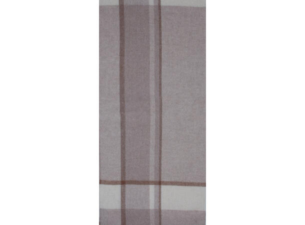 Ullskjerf Ruter Beige
