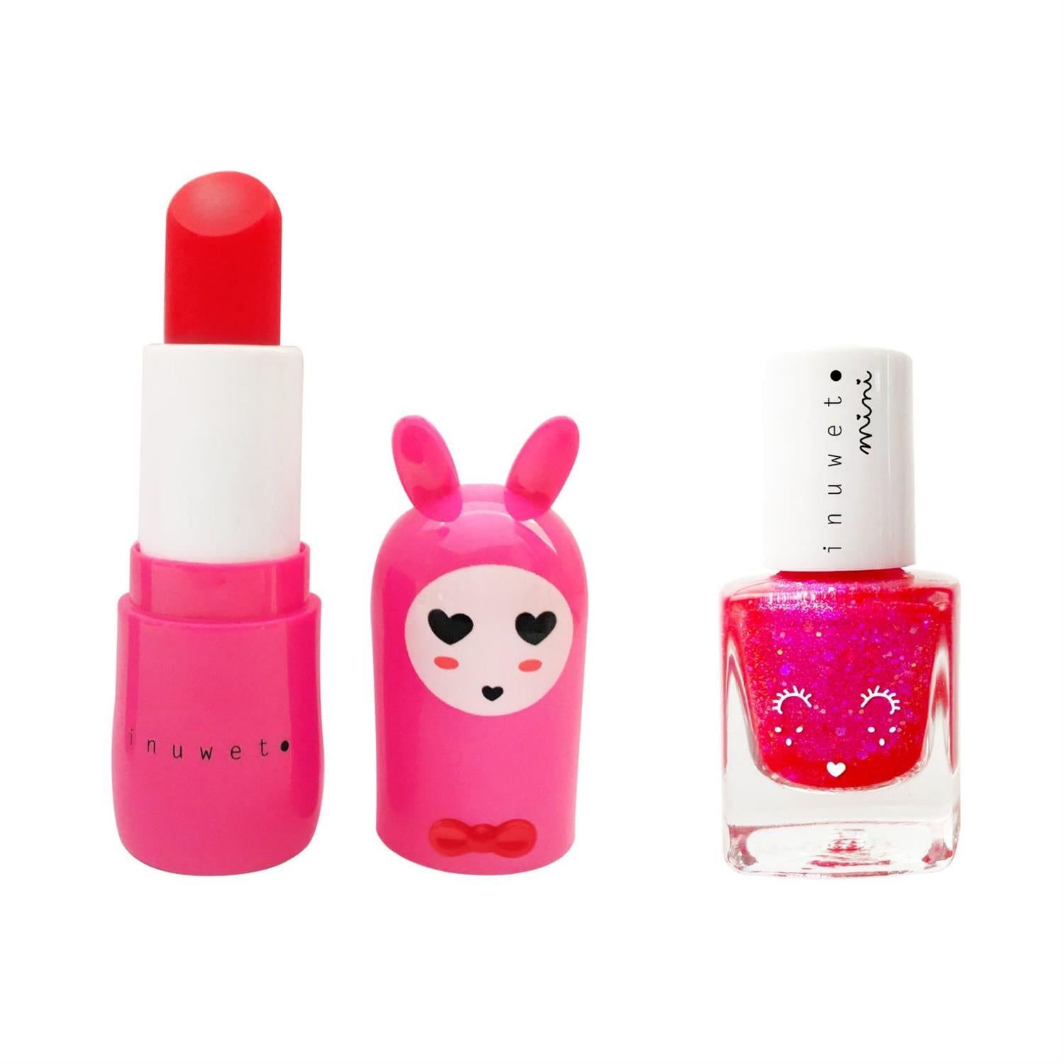 Duo Kids Cherry: Cherry Lip Balm + Strawberry Nail Polish