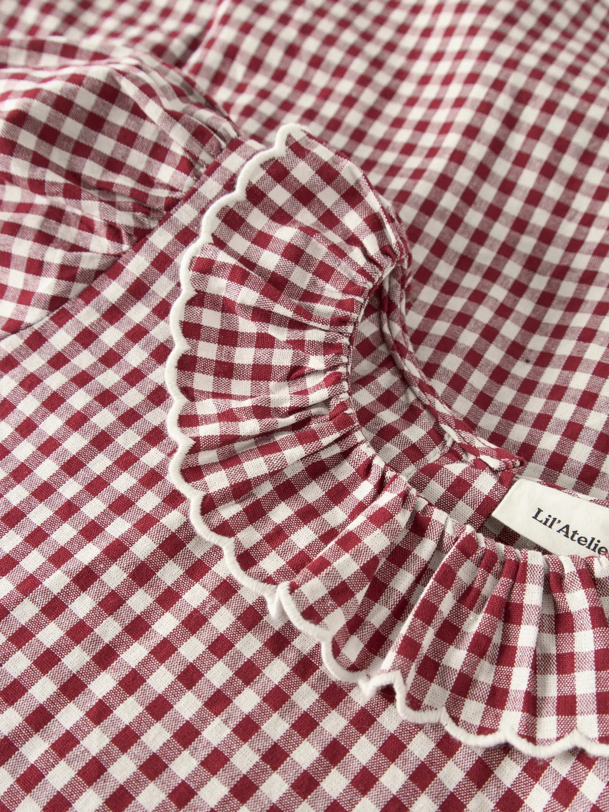 Roanne Ls Loose Dress Biking Red