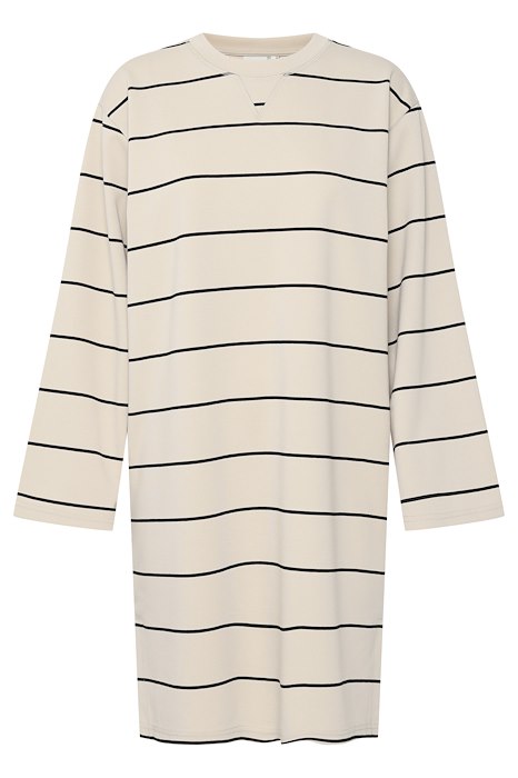 Kala Dress Doeskin Stripe