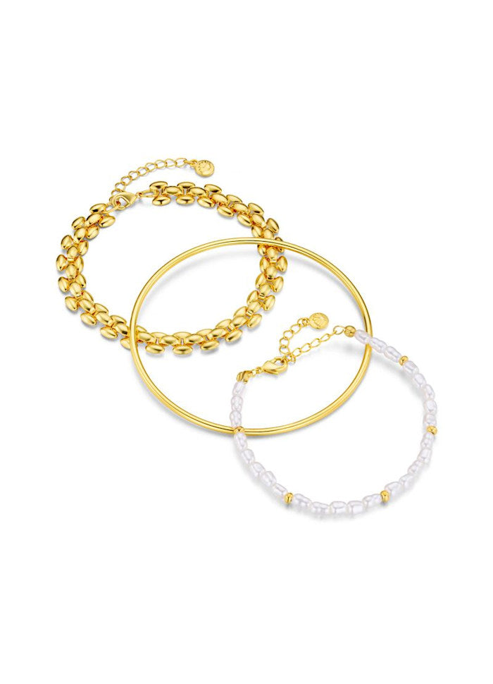Pearl, Chain & Bangle Wrist Pack