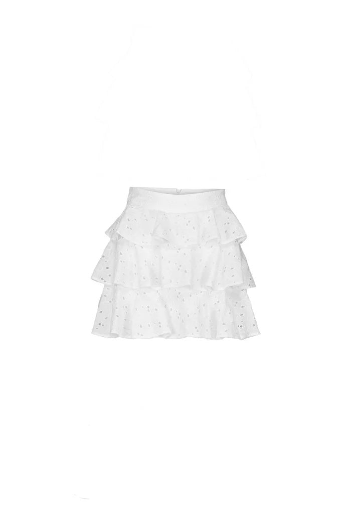 Angel Mini Skirt White