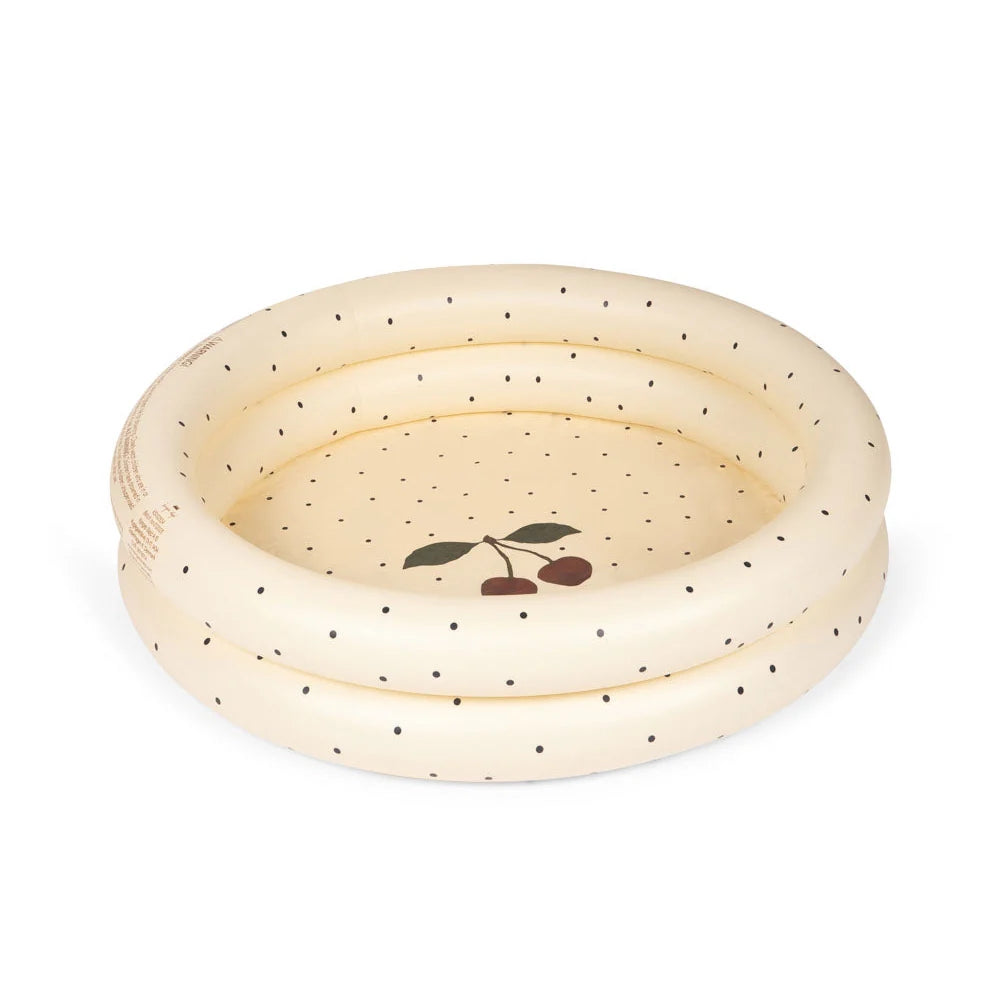 Basic 2 Ring Pool Small Navy Dot