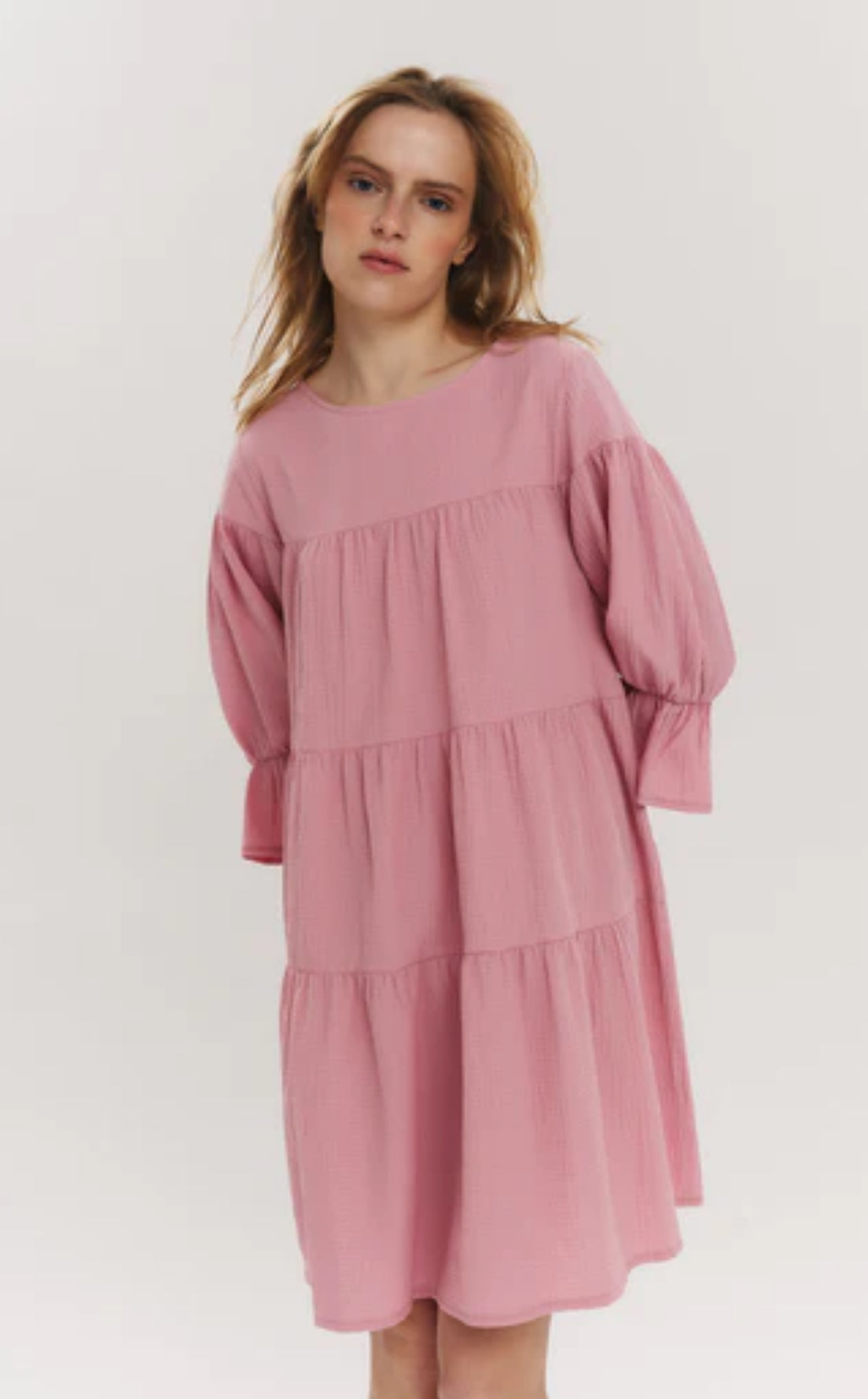 Indiana Dress Washed Pink