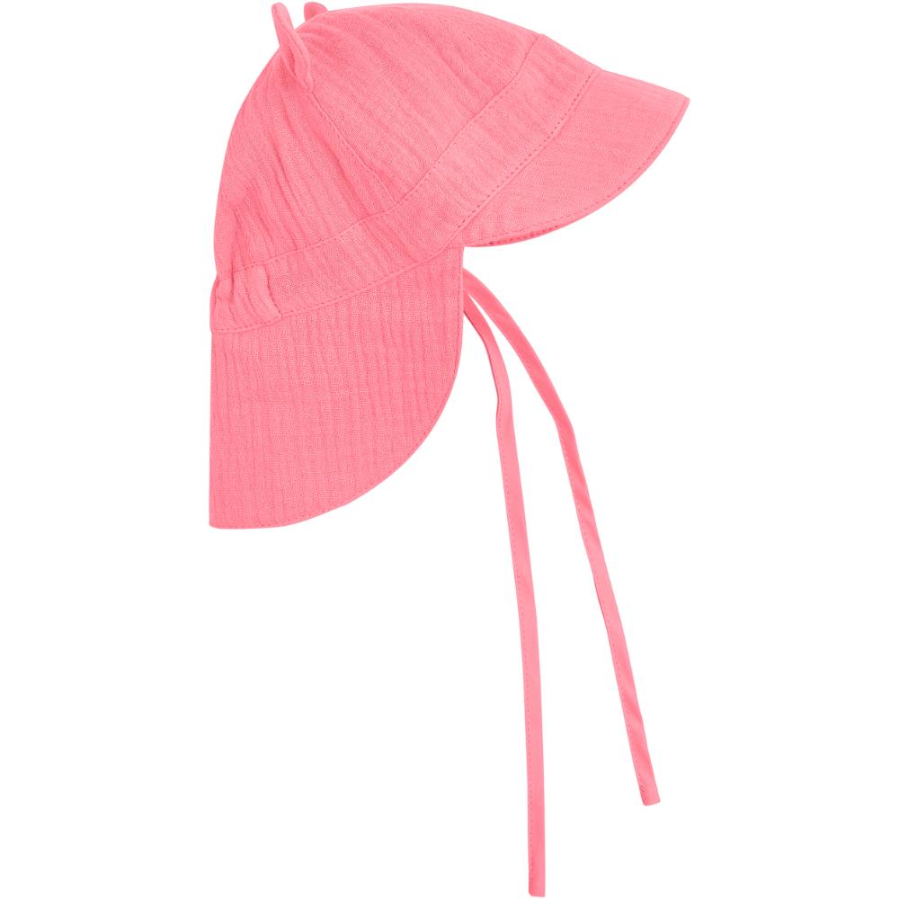 Summer Hat Ears Muslin Plumeria