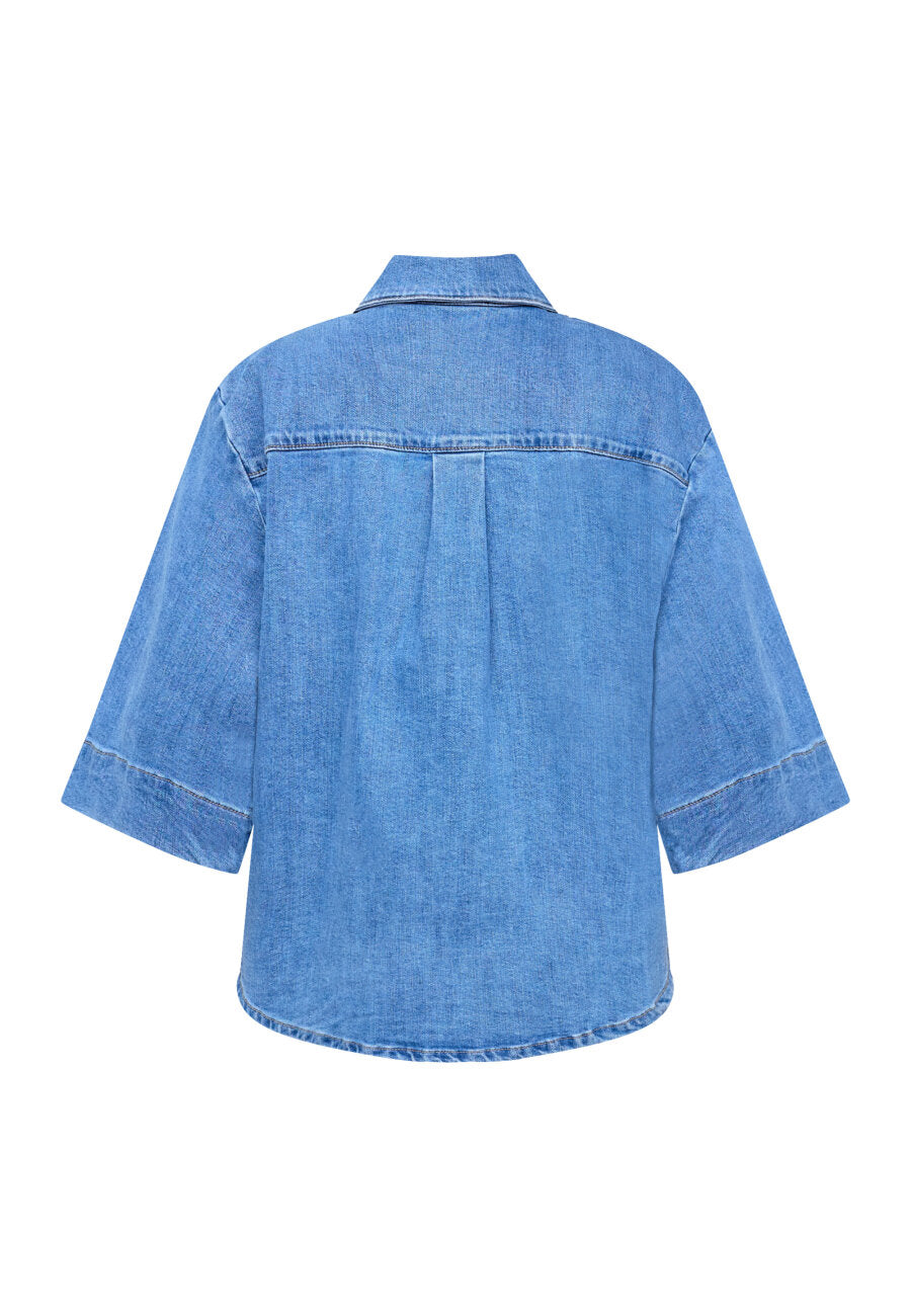 Olea Jacket Mid Blue