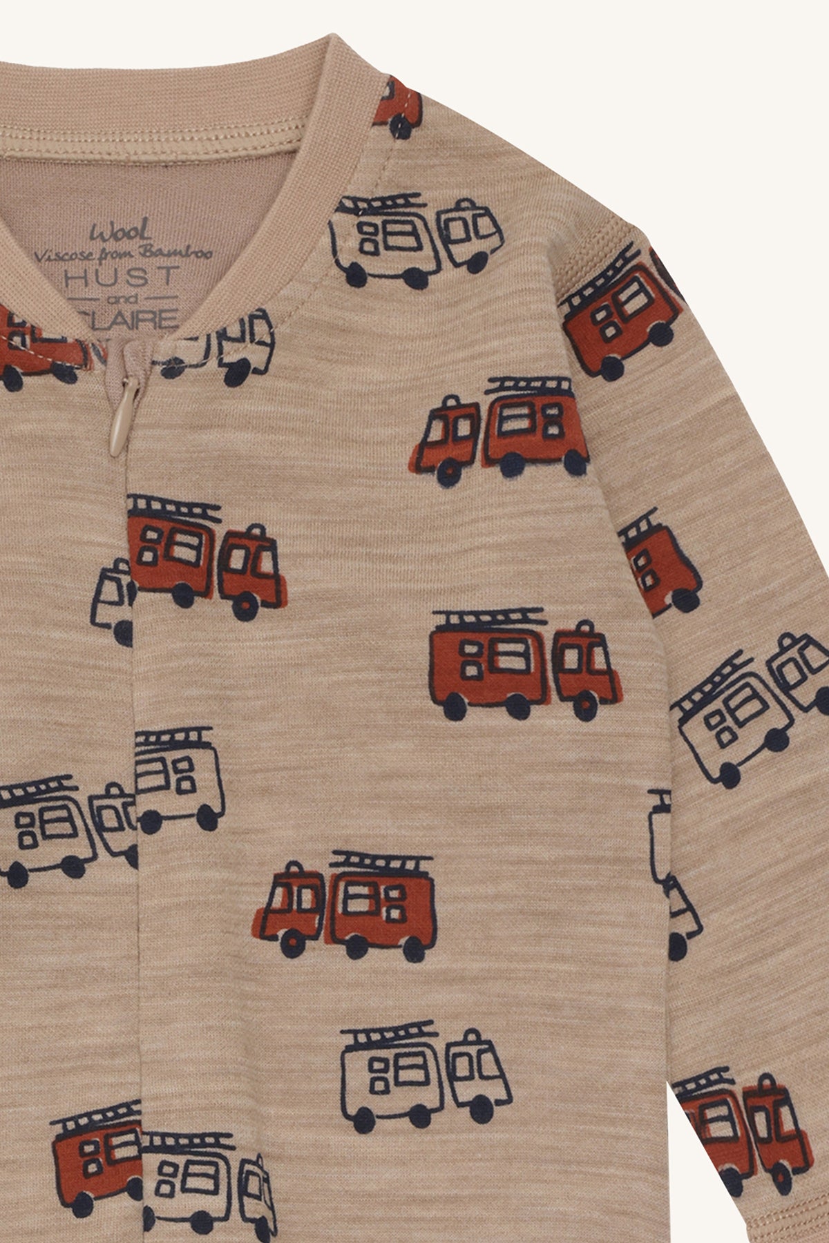 Manu Firetruck Zip Biscuit