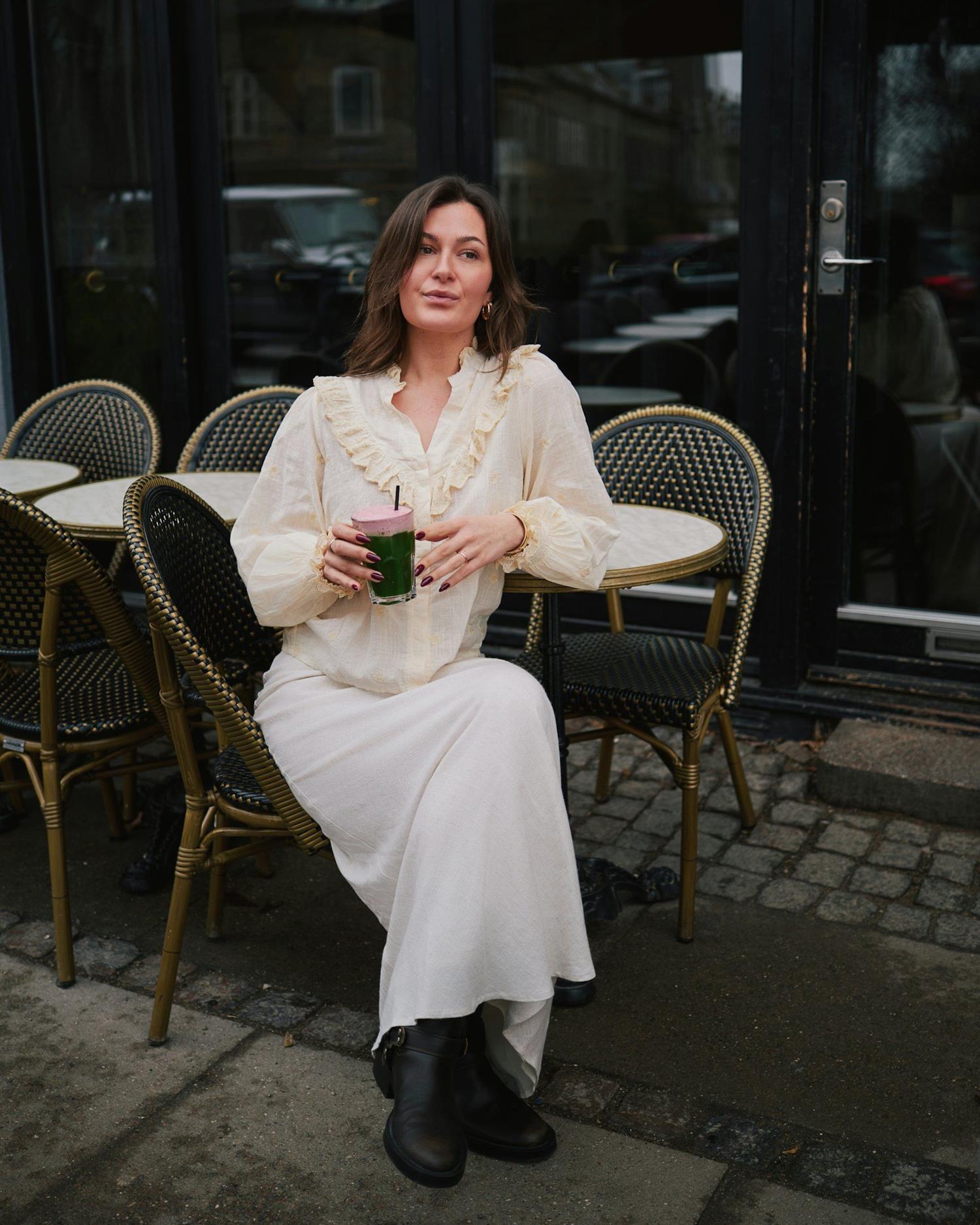 Viso Linen Skirt Natural