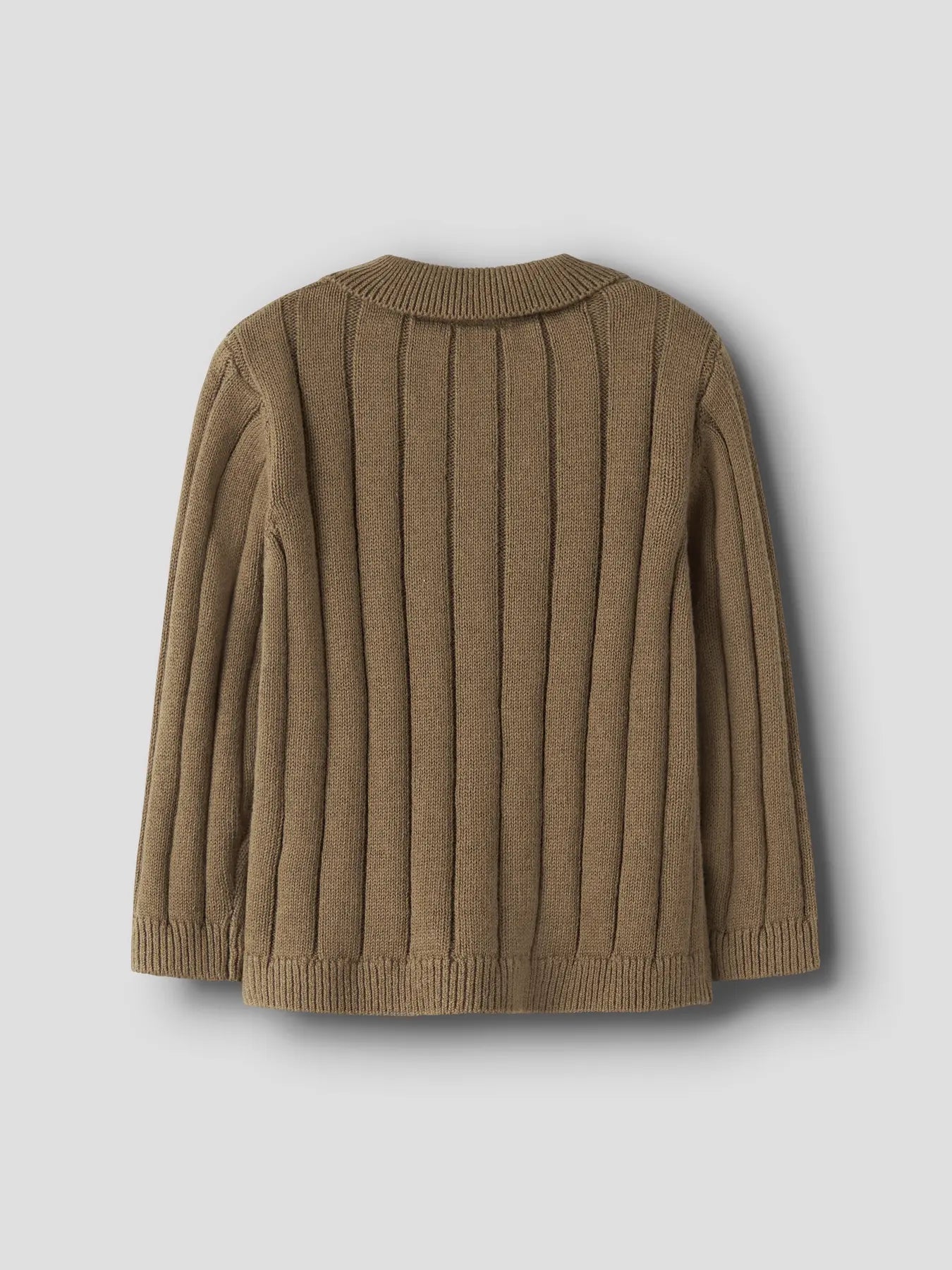 Lomon Ls Loose Knit Polo Kangaroo