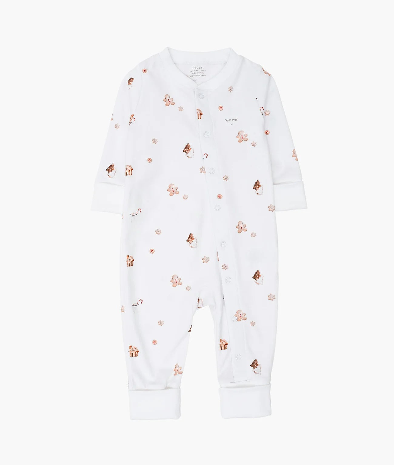 Little Gingerbreads Overall White