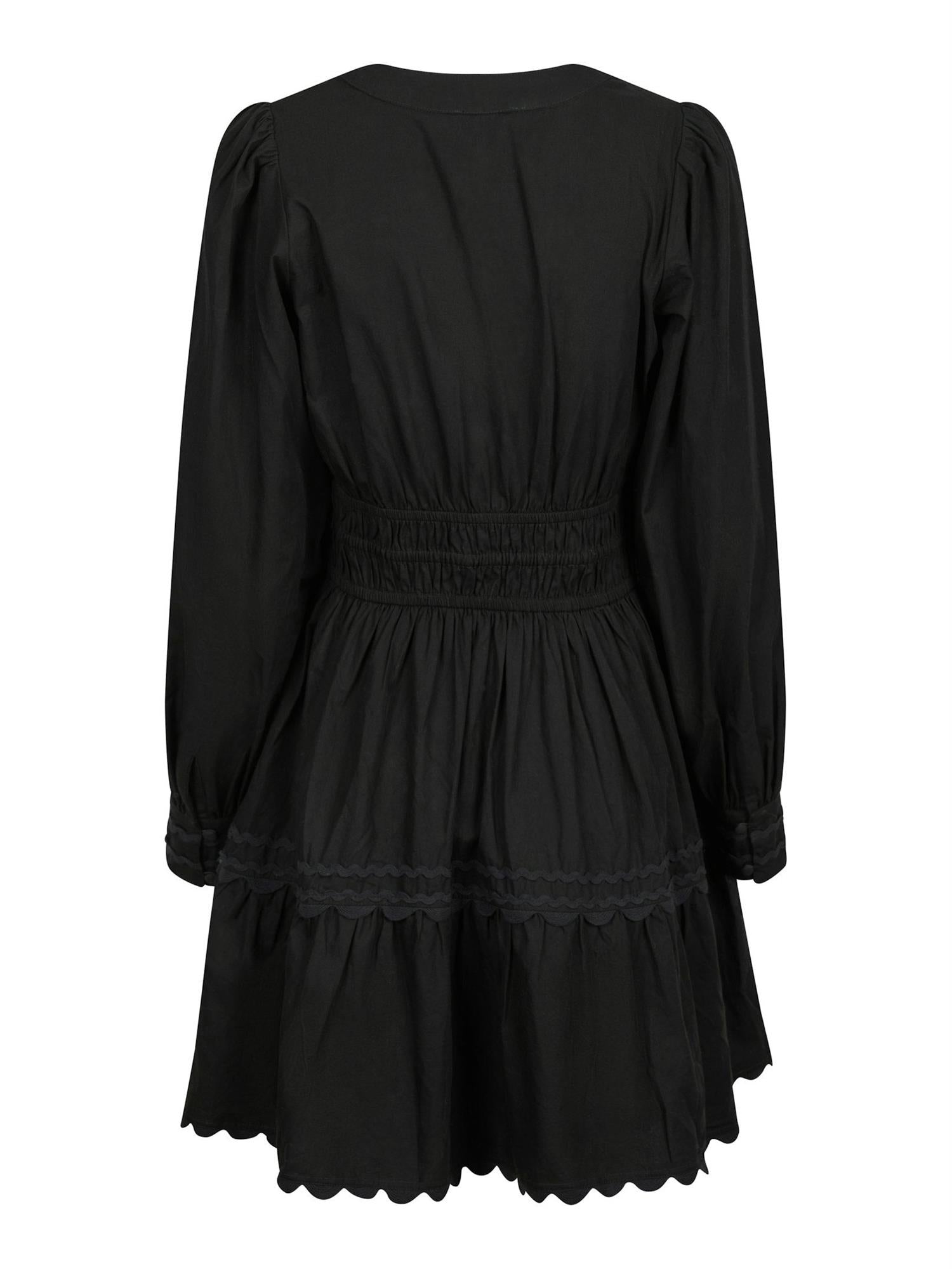 Polaris poplin Dress Black