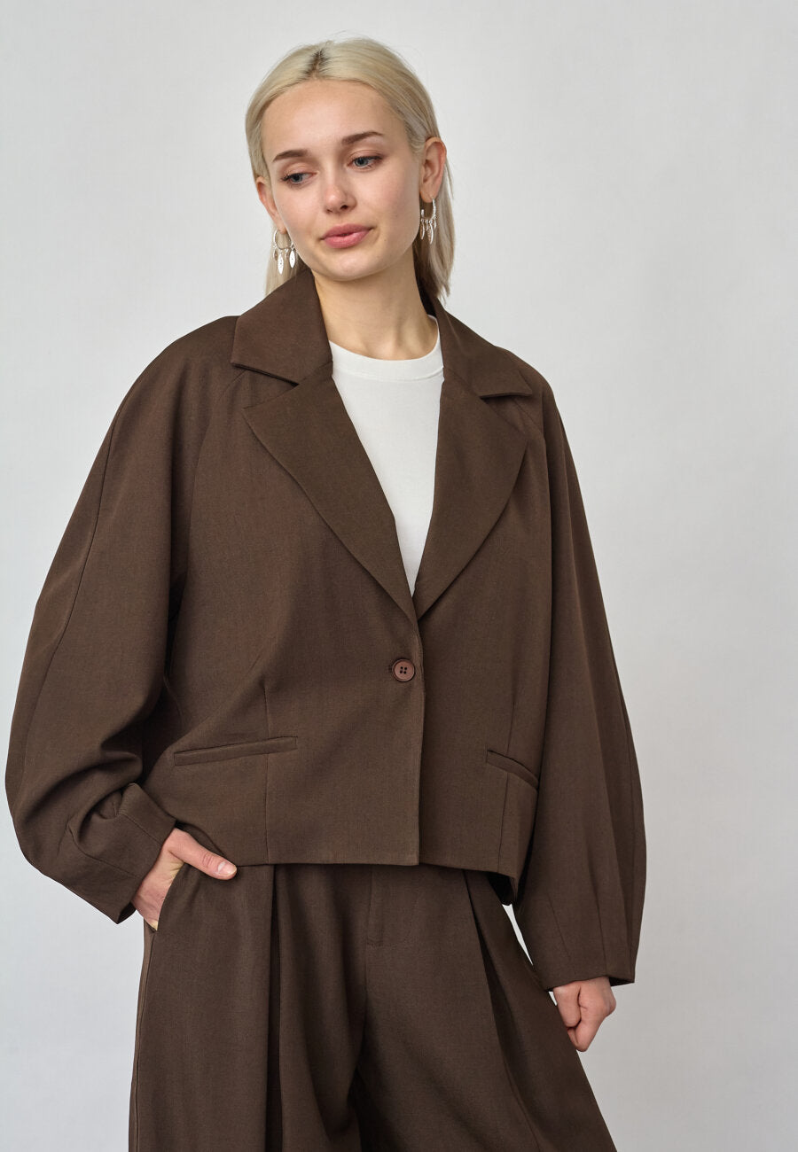 Gaki Blazer Dark Chocolate