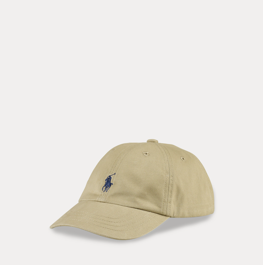Cotton Chino Ball Cap Classic Khaki