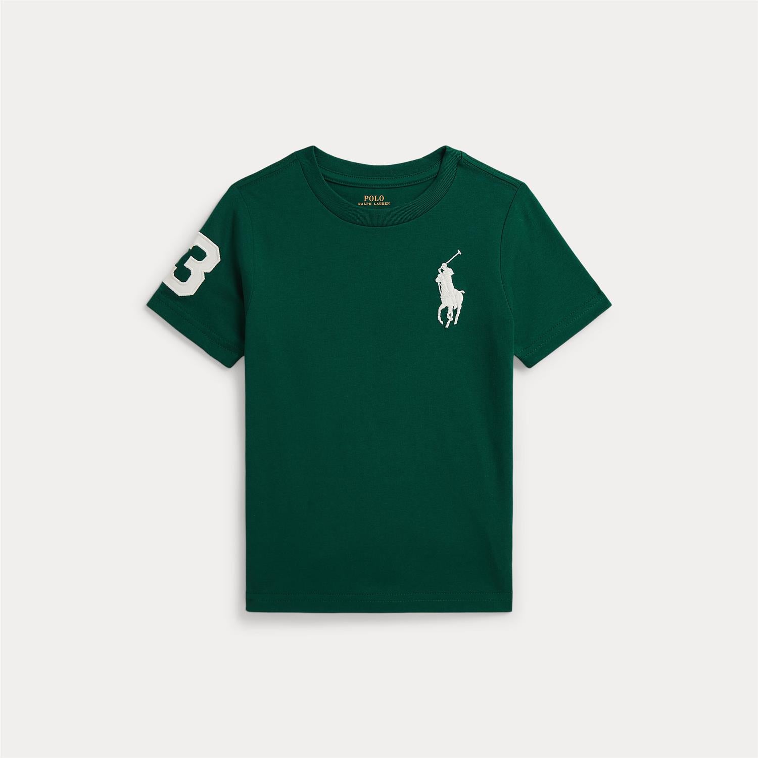 Cotton Jersey Crewneck Tee Hunter Green