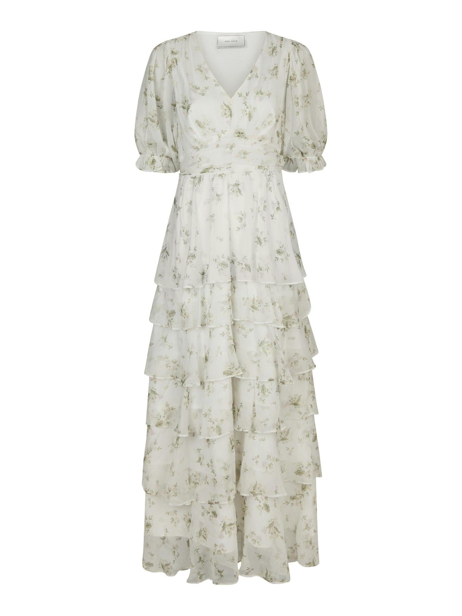 Noorie Flower Dress Off White