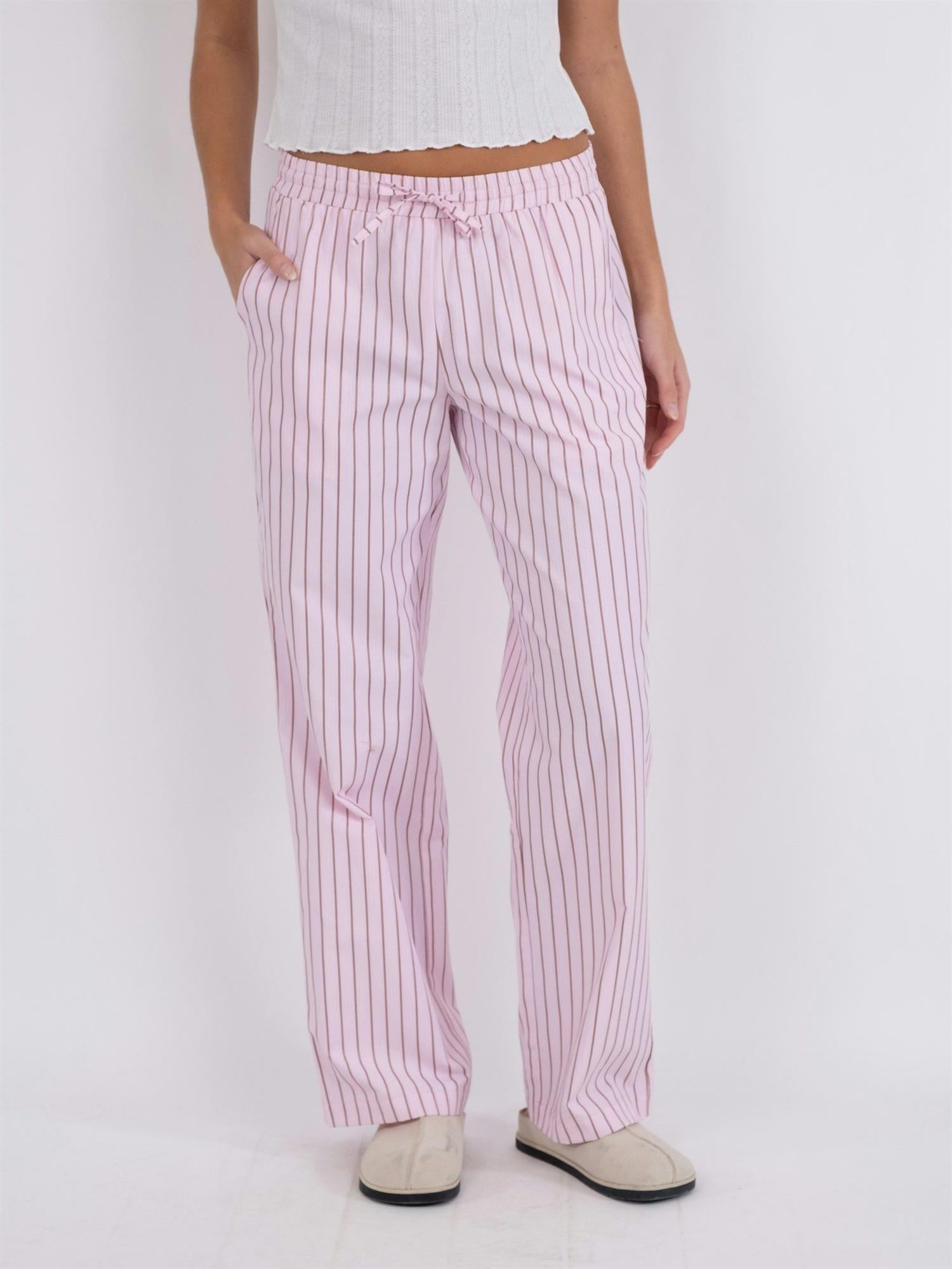 Sonar Multi Stripe Pants Light Pink