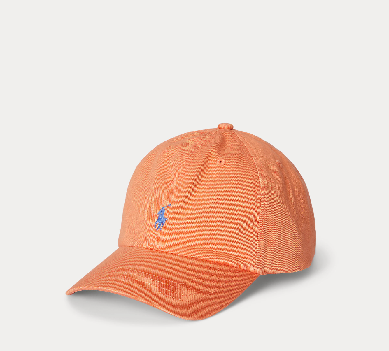 Cotton Chino Ball Cap Orange