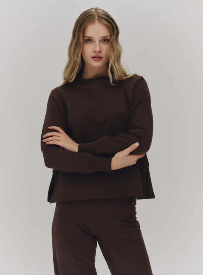 Sadie Sweater Dark Brown