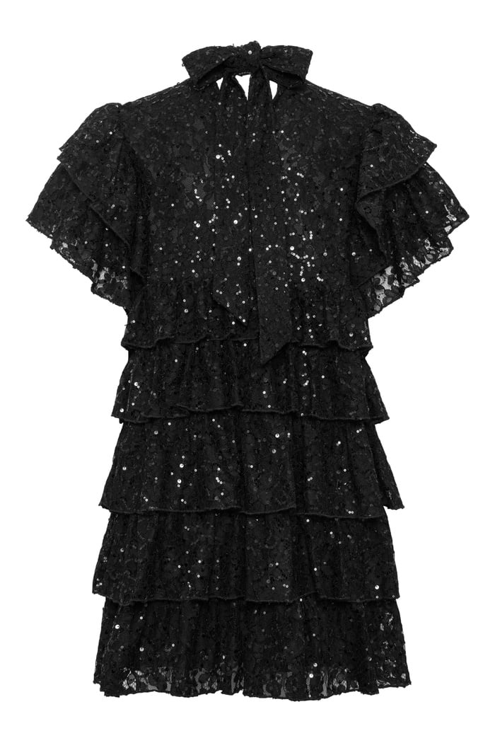 Majesty Mini Dress Black Lace