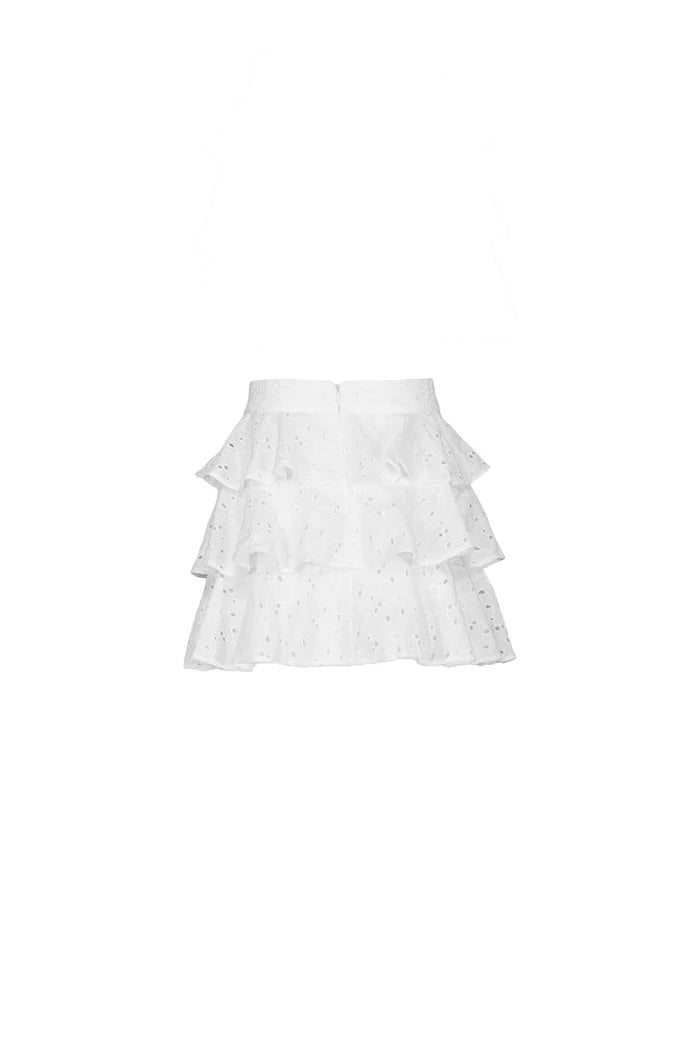 Angel Mini Skirt White