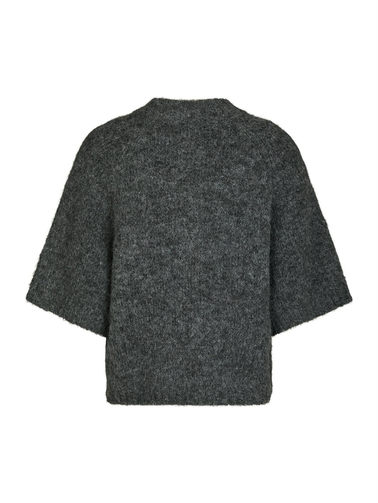 Benuta Fluffy Knit Cardigan Antrcit Melange