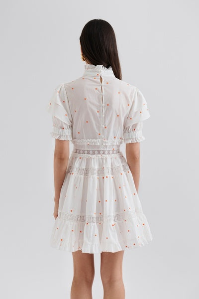 Iro Mini Dress White Papaya