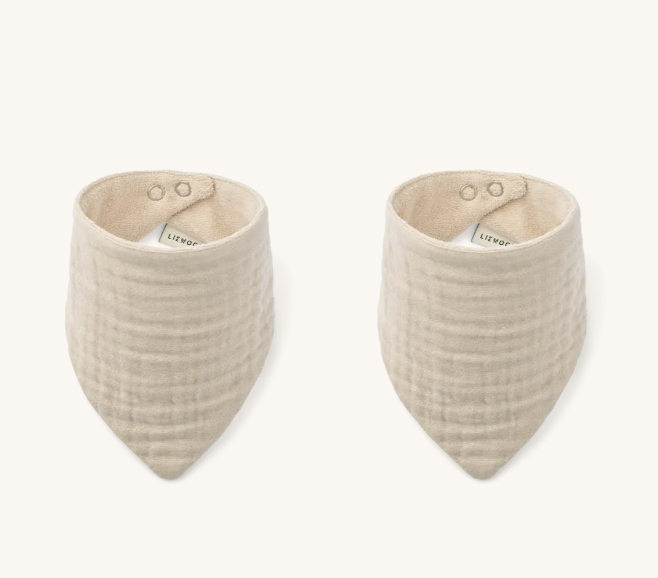 Andrea Bib 2-Pack Sandy