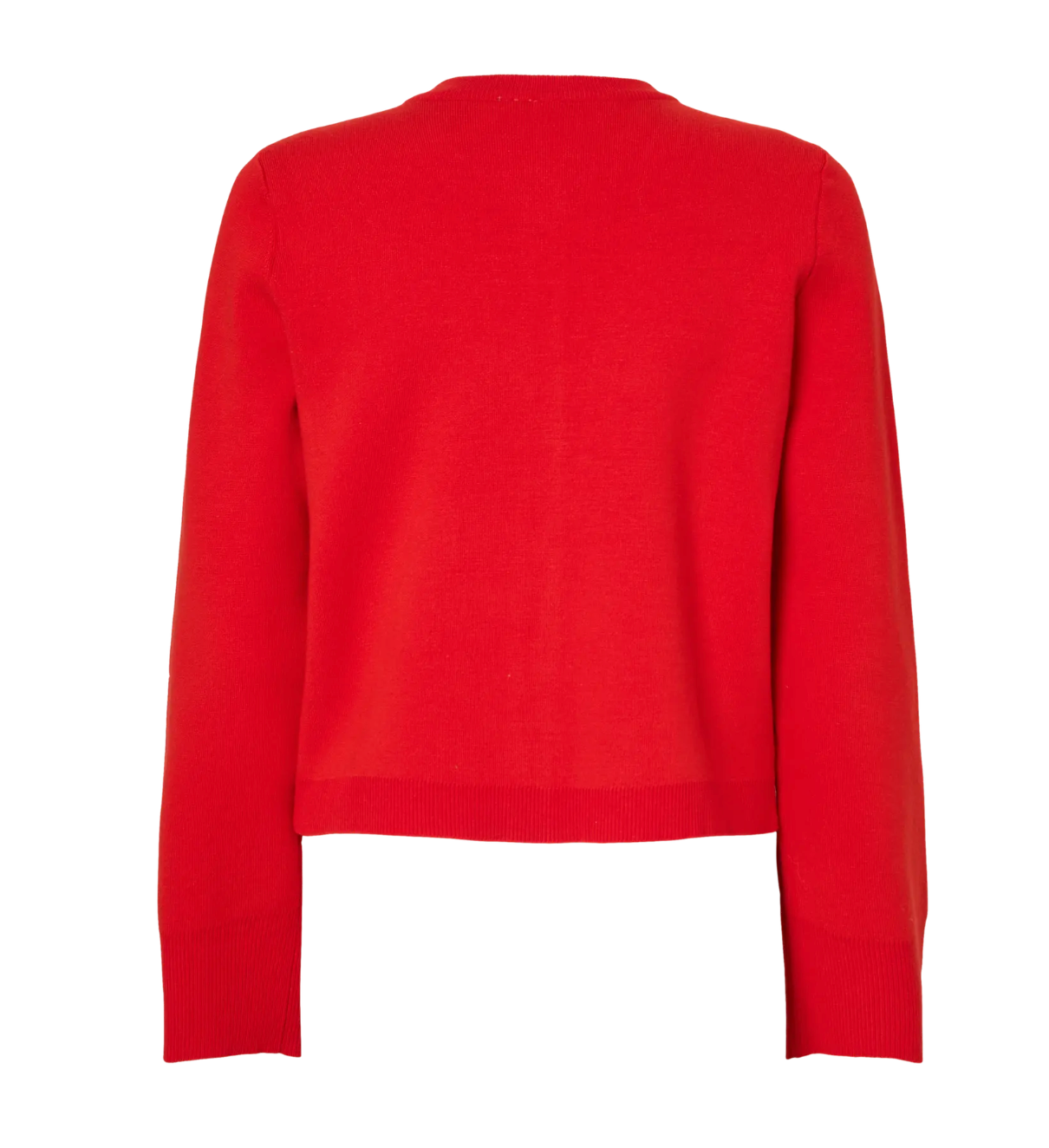 YASELENA LS KNIT Cardigan Red