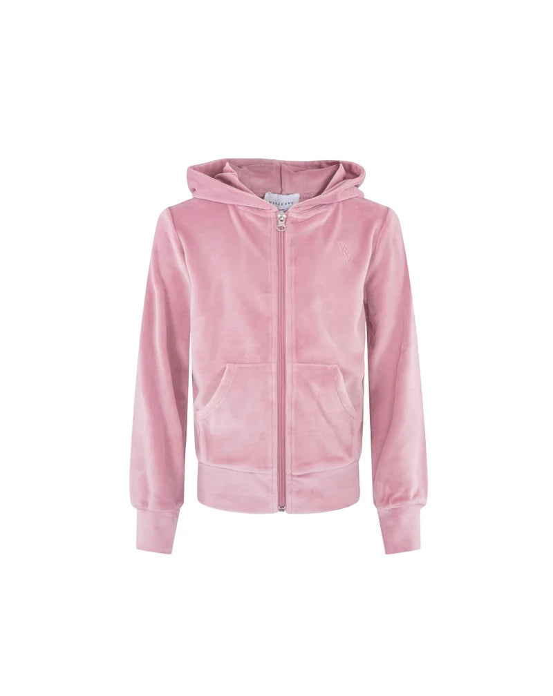Hermine Velour Jacket Soft Pink