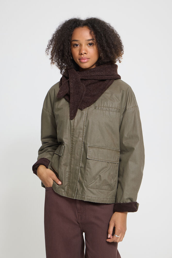 Gry Scarf Chicory Coffee