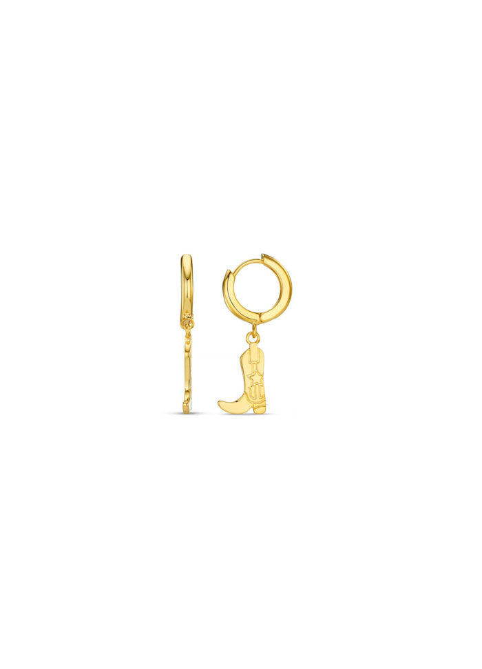 Cowboy Boot Charm Earrings