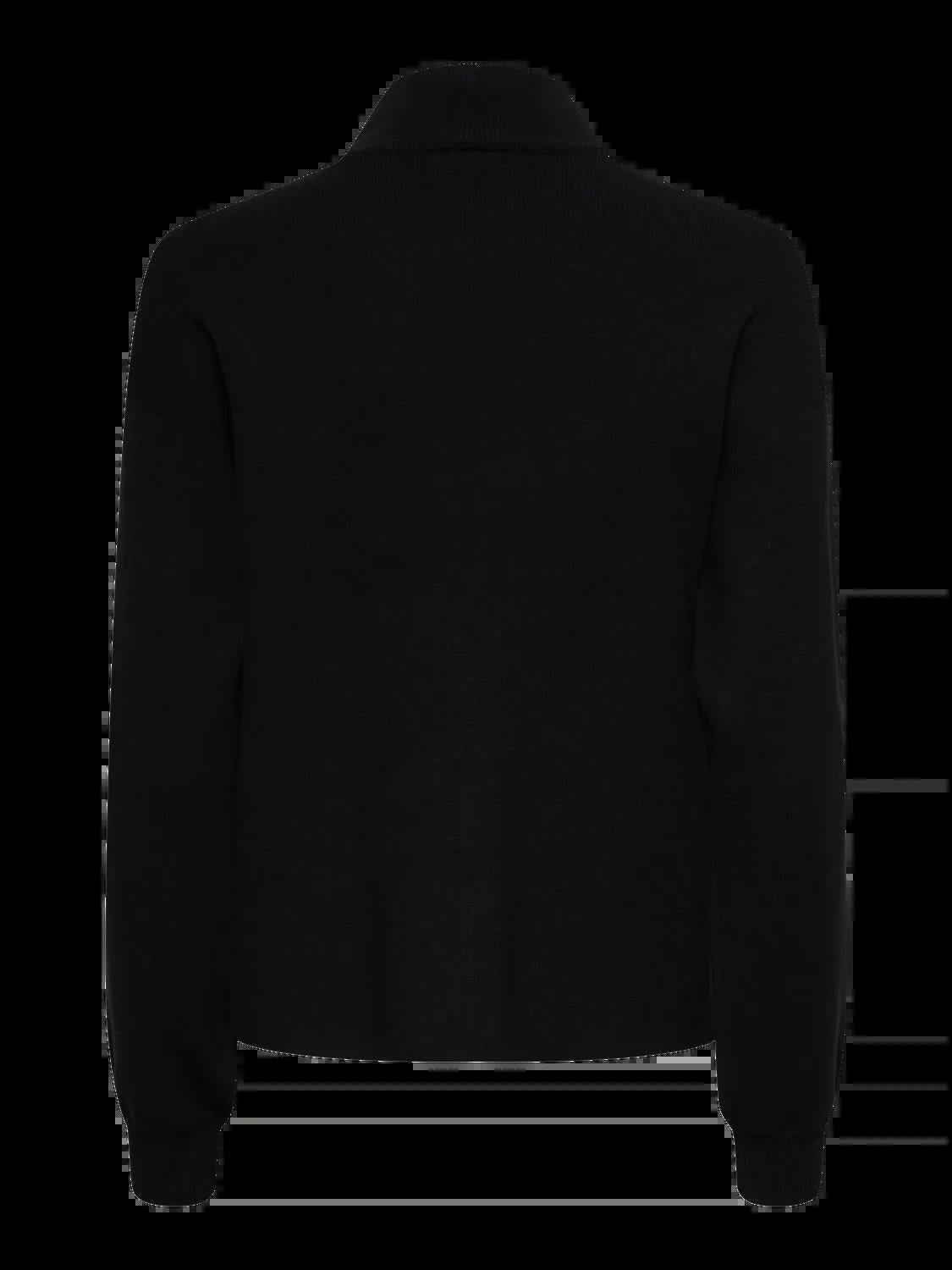 YASHAMA Knit Pullover Black