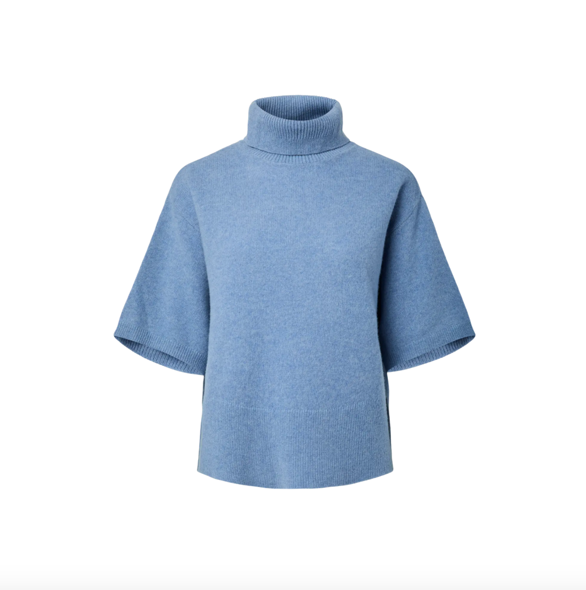YASEMILIA Wool Knit Pullover Windward Blue