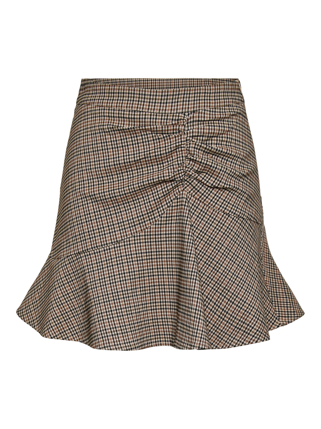 YASCHIKKA HW Short Skirt Chanterelle/Chikka Check